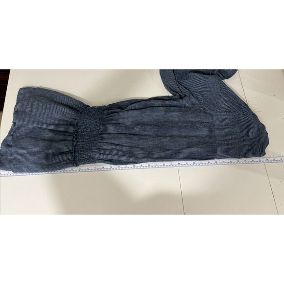 Rails Juliette Salem Stripe Linen-Rayon Midi Dress Women’s Size L - Picture 16 of 16